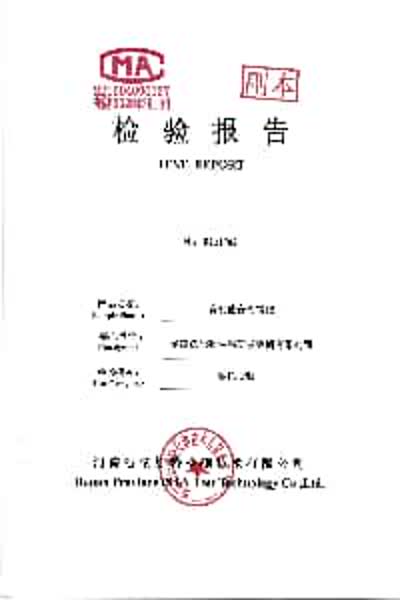 检测报告
