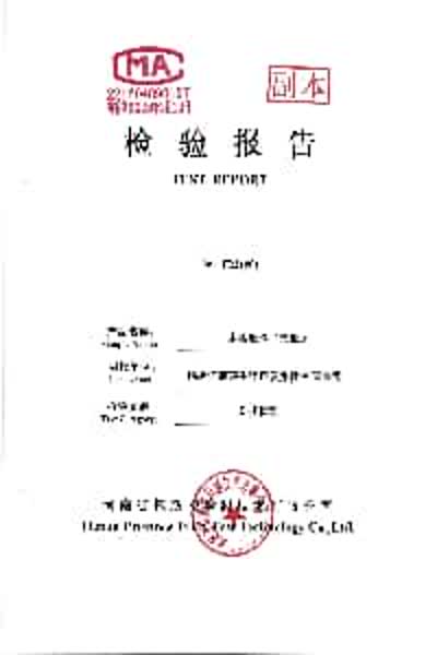 检测报告