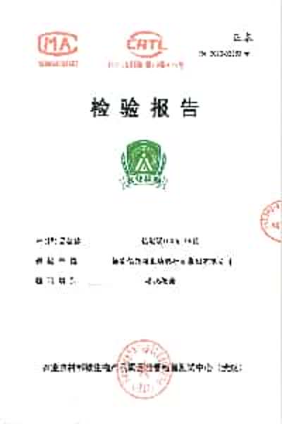 检测报告